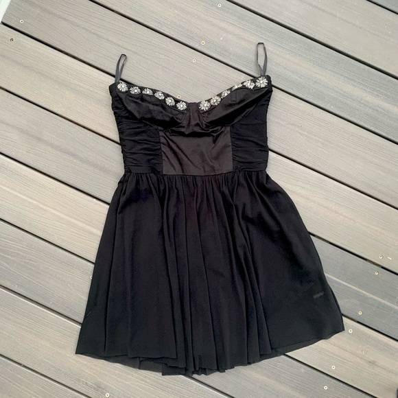 ASOS Dresses & Skirts - Beautiful Asos Embellished Strapless Skater Dress
